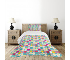 Polka Dots with Stripes Bedspread Set