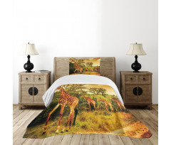 Safari Animals Bedspread Set