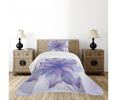 Blossoming Petals Pattern Bedspread Set