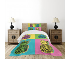 Colorful Summer Pop Art Bedspread Set