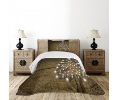 Bokeh Ornaments on Tree Bedspread Set