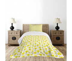 Ladders and Stars Geometric Bedspread Set