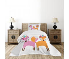 Feathers Forest Bedspread Set