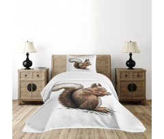 Sketch Artwork Wildlife Bedspread Set