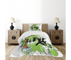 Girls and Boys Entertainment Bedspread Set