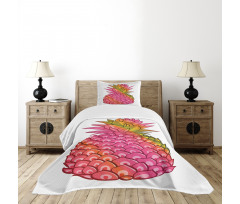 Tropical Organic Fruit Bedspread Set