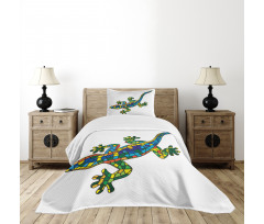 Mosaic Style Stained Glass Bedspread Set