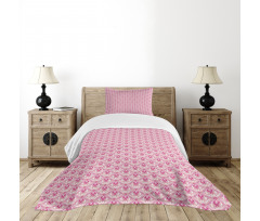 Curves Curlicues Oriental Bedspread Set