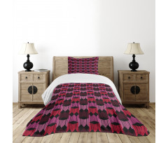 Rhombuses and Diamonds Bedspread Set