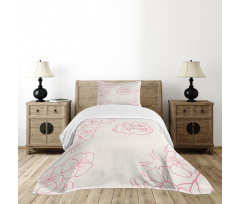 Oriental Foliage Bedspread Set