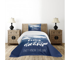 Follow Your Dreams Clouds Bedspread Set