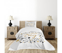 Swirls with Arrows and Dots Bedspread Set