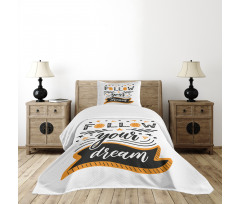 Popular Slogan Ornate Nature Bedspread Set