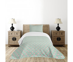 Simplistic Repetitive Fruit Bedspread Set