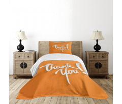 Curvy Joint Gratefulness Bedspread Set