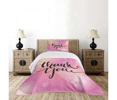 Bubbly Blur Dreamy Hearts Bedspread Set