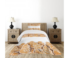 Different Cuts with Icing Bedspread Set