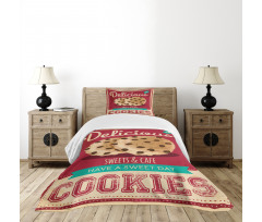 Chocolate Chip on a Poster Bedspread Set