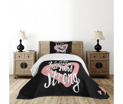 Woman is the New Strong Bedspread Set