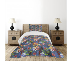 Floral Vintage Spring Bedspread Set