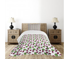 Whole and Halved Beets Bedspread Set