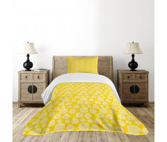 Geometric Striped Bedspread Set