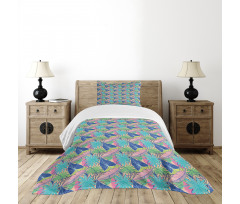 Banana Syngonium Plantation Bedspread Set