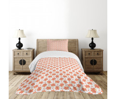 Blooming Botany and Hearts Bedspread Set