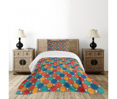 Octagons with Squares Bedspread Set