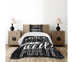 Dont Wish for It Work for It Bedspread Set