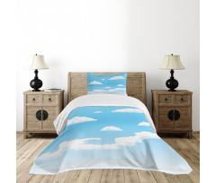 Summer Season Weather Pattern Bedspread Set