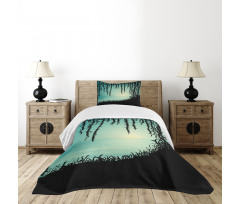 Liana Cave and Sea Bedspread Set