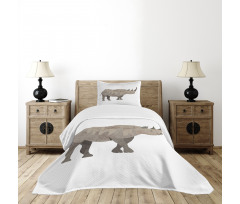 Herbivore Animal Monochrome Bedspread Set