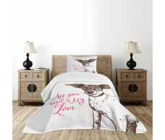 All You Need is Love Bedspread Set