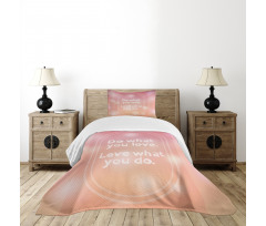 Pastel Colored Bokeh Effect Bedspread Set