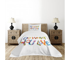 Polygonal Arrangement Art Bedspread Set