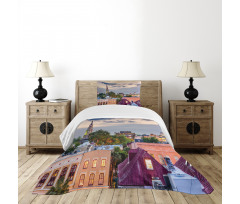 South Carolina Buildings Bedspread Set