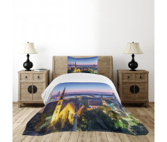 Famous Landmark Theme Bedspread Set