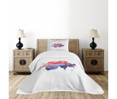 Travel Around the World Bedspread Set