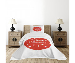 National Day Monochrome Bedspread Set