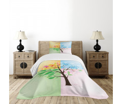 4 Seasons Tree Environment Bedspread Set