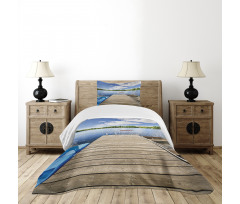 Canada Sunny Day Nature Photo Bedspread Set