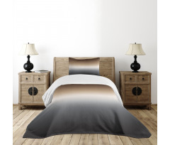 Brown and Grey Pattern Bedspread Set