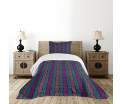 Modern Boho Vivid Design Bedspread Set