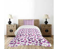 Butterfly Carved Wing Bedspread Set
