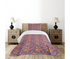 Abstract Colorful Marine Bedspread Set