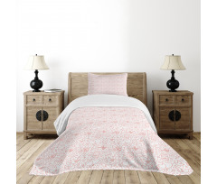 Valentines Day Simple Objects Bedspread Set