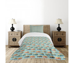 Van Childish Doodle Bedspread Set