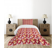 Abstract Watercolor Pears Bedspread Set