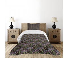 Bouquets and Butterflies Bedspread Set